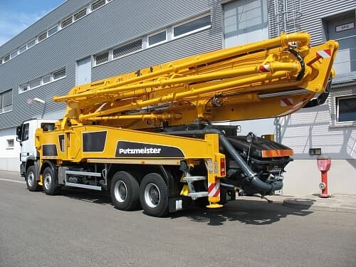 Аренда бетононасоса (автобетононасоса) Putzmeister M 58-5