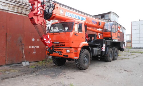 Аренда автокрана Клинцы КС-65719-3К-1 40 тонн вездеход