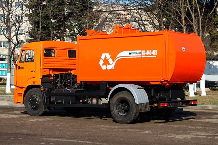 Аренда мусоровоза КамАЗ КО440-4К